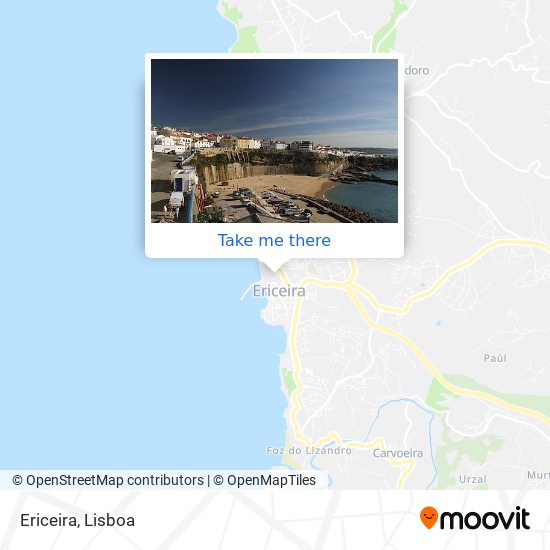 Ericeira map