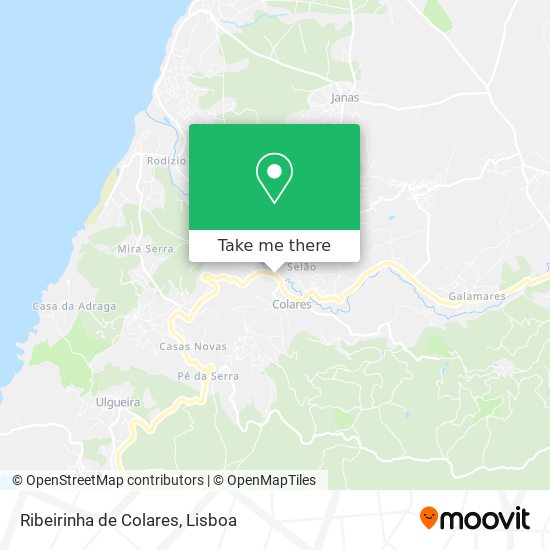 Ribeirinha de Colares map