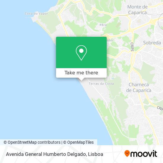 Avenida General Humberto Delgado map