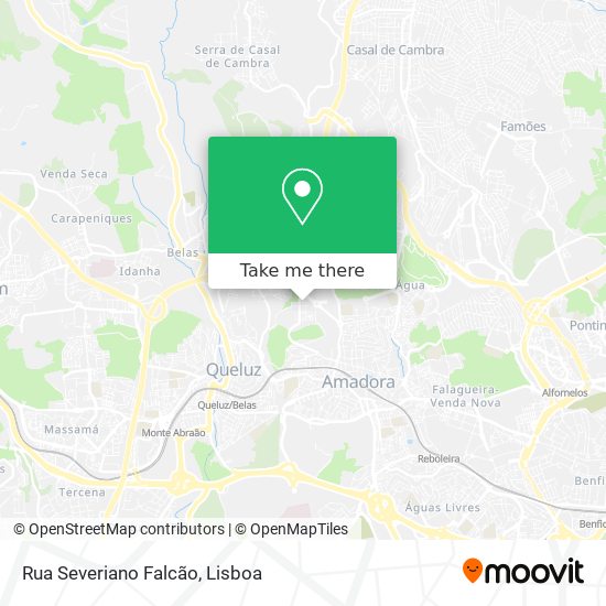 Rua Severiano Falcão mapa
