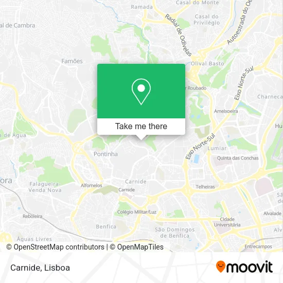 Carnide map