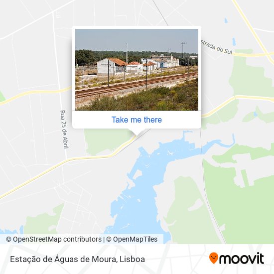 Estação de Águas de Moura map