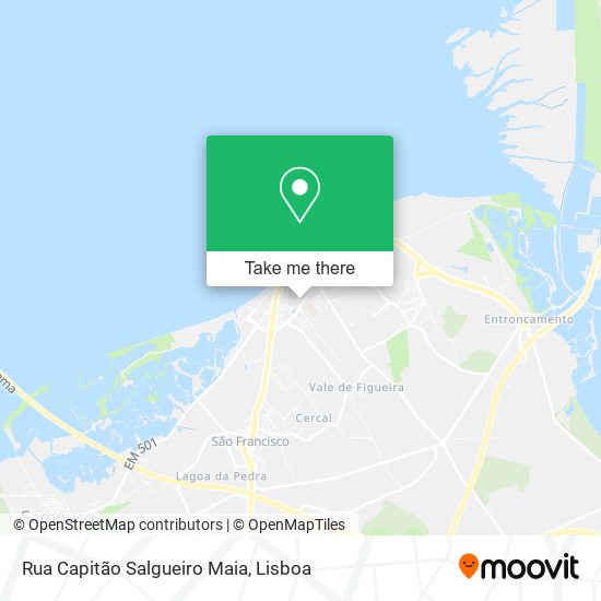 Rua Capitão Salgueiro Maia map