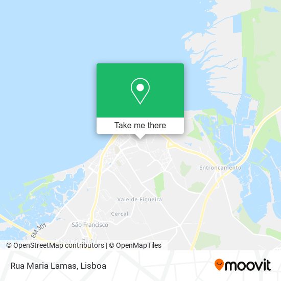 Rua Maria Lamas mapa