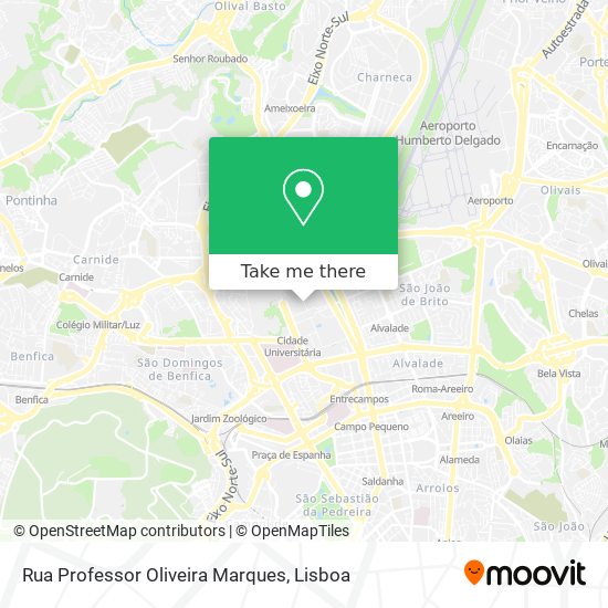 Rua Professor Oliveira Marques map