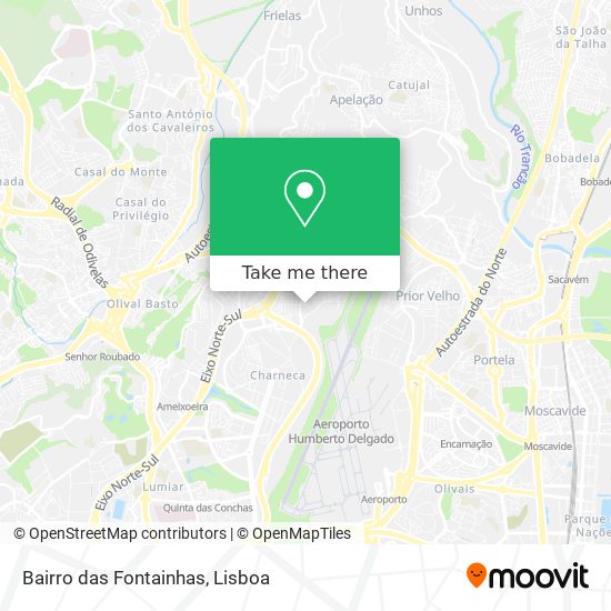 Bairro das Fontainhas mapa