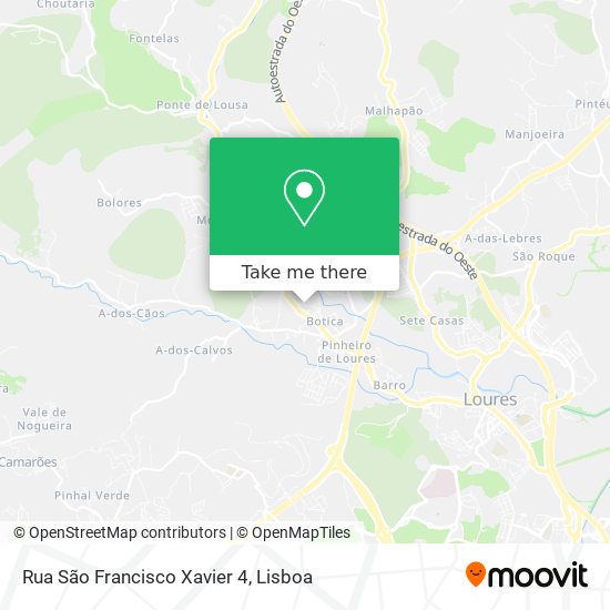 Rua São Francisco Xavier 4 map