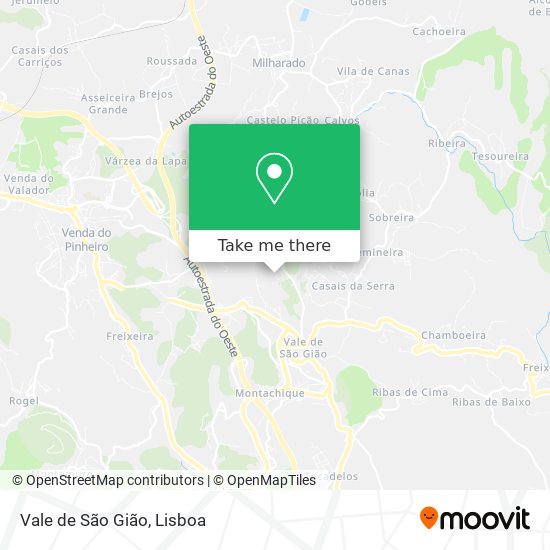 Vale de São Gião map