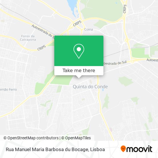 Rua Manuel Maria Barbosa du Bocage mapa