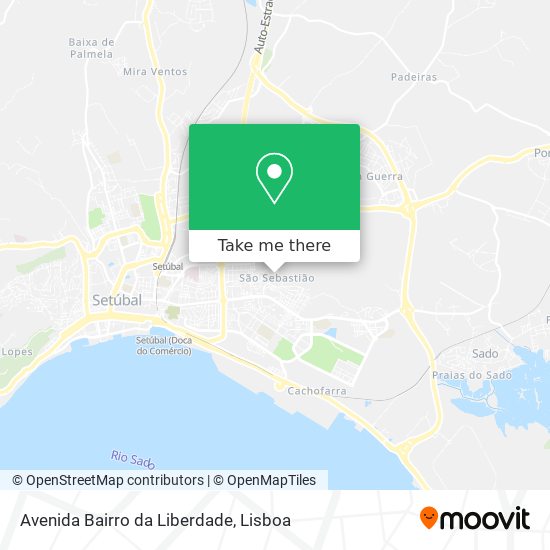 Avenida Bairro da Liberdade map