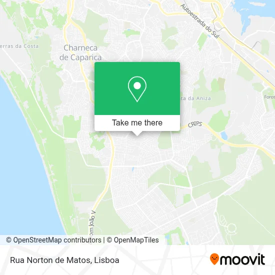 Rua Norton de Matos map