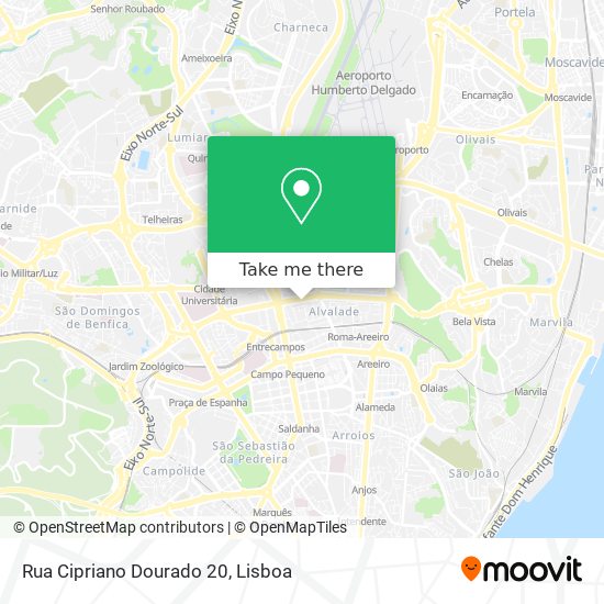 Rua Cipriano Dourado 20 mapa