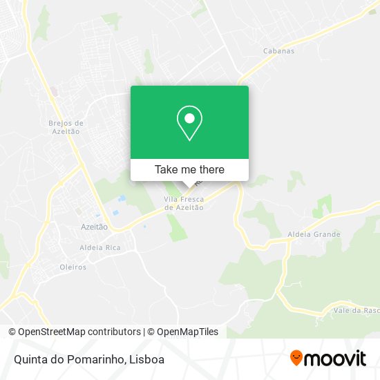 Quinta do Pomarinho mapa