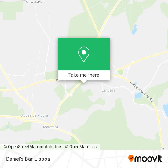 Daniel's Bar map