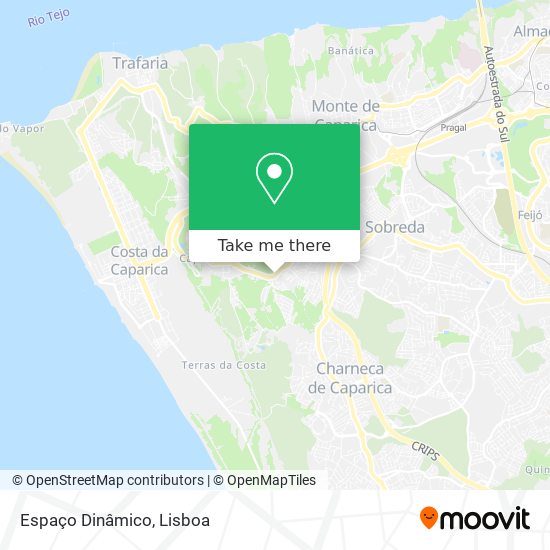 Espaço Dinâmico mapa