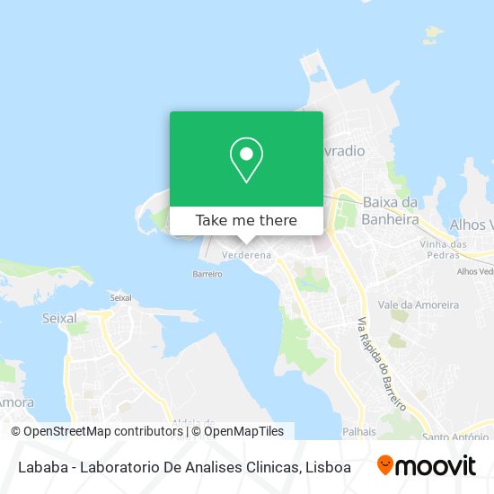 Lababa - Laboratorio De Analises Clinicas map