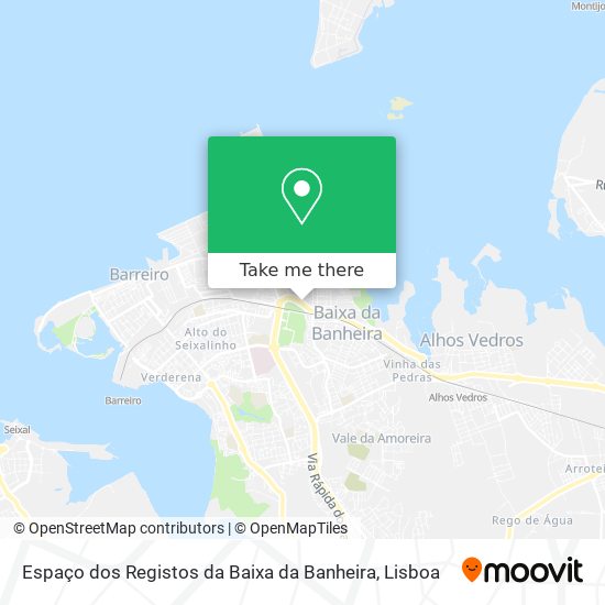 Espaço dos Registos da Baixa da Banheira map