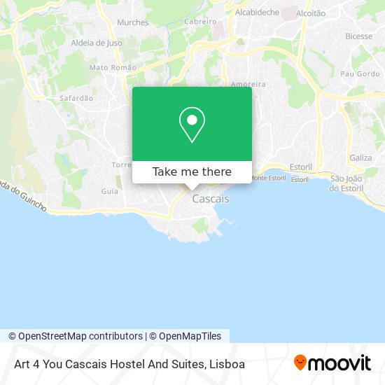 Art 4 You Cascais Hostel And Suites map