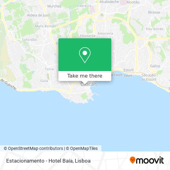 Estacionamento - Hotel Baía map