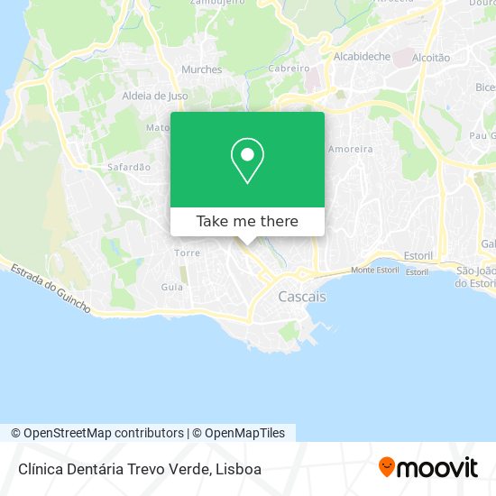 Clínica Dentária Trevo Verde map