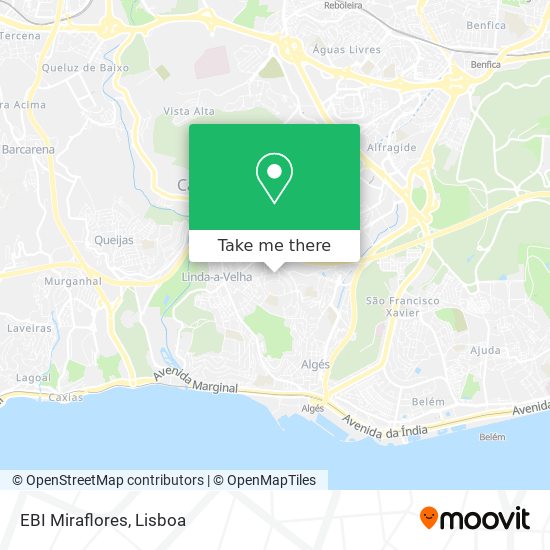 EBI Miraflores map