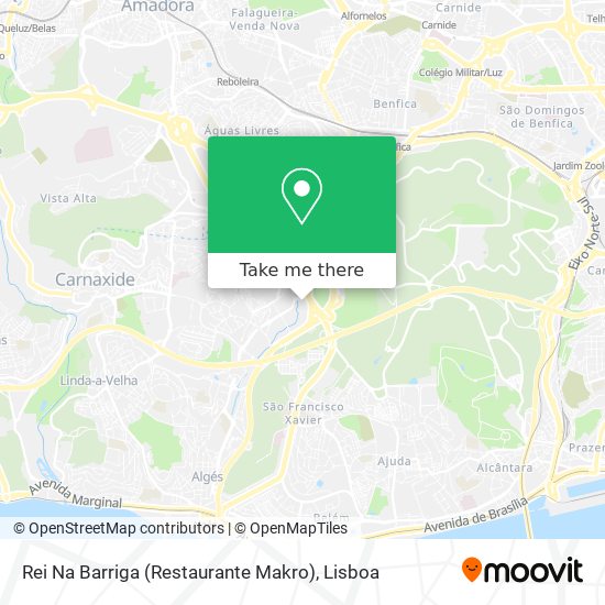 Rei Na Barriga (Restaurante Makro) mapa