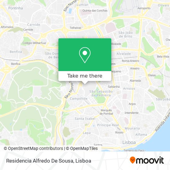 Residencia Alfredo De Sousa mapa