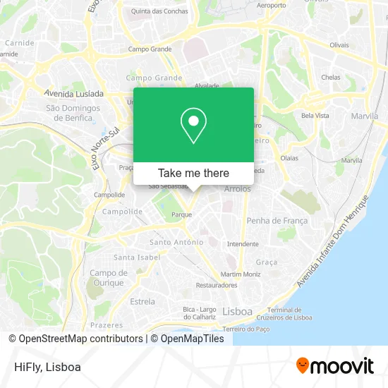 HiFly map