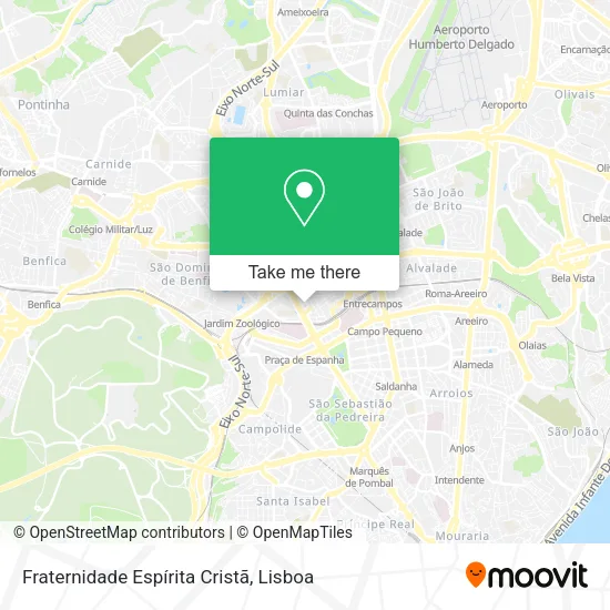 Fraternidade Espírita Cristã map