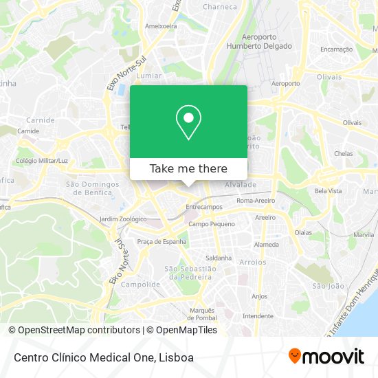 Centro Clínico Medical One mapa