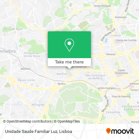 Unidade Saude Familiar Luz map
