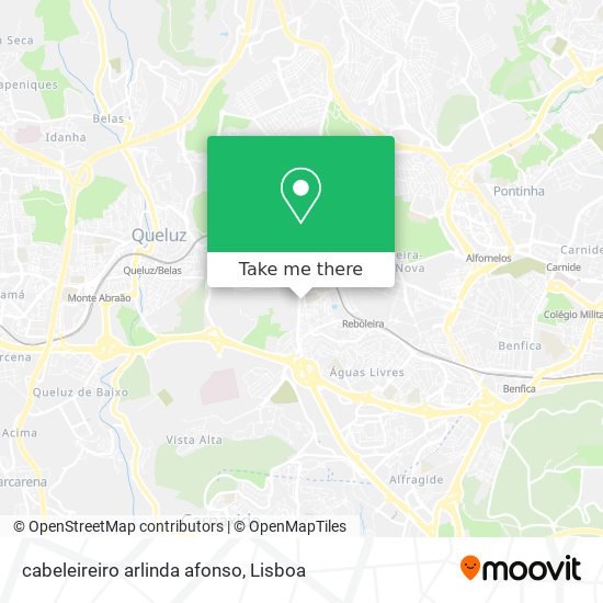 cabeleireiro arlinda afonso map
