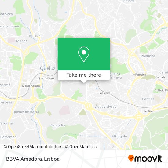 BBVA Amadora mapa