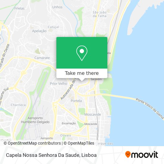 Capela Nossa Senhora Da Saude mapa