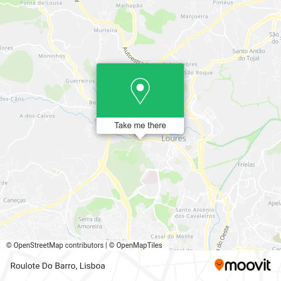 Roulote Do Barro map