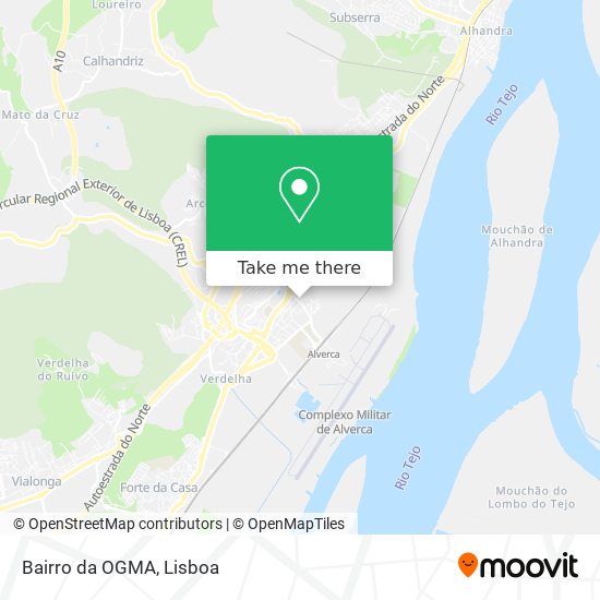 Bairro da OGMA map