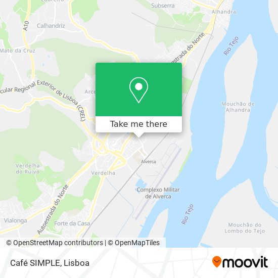 Café SIMPLE mapa