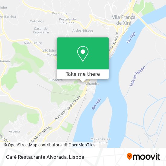 Café Restaurante Alvorada map