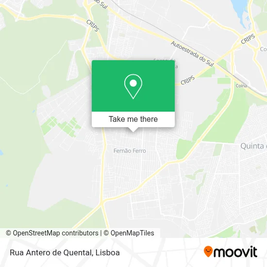 Rua Antero de Quental map