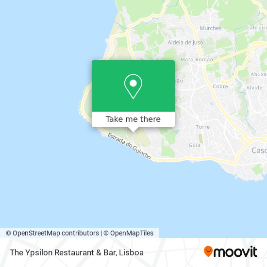 The Ypsilon Restaurant & Bar map