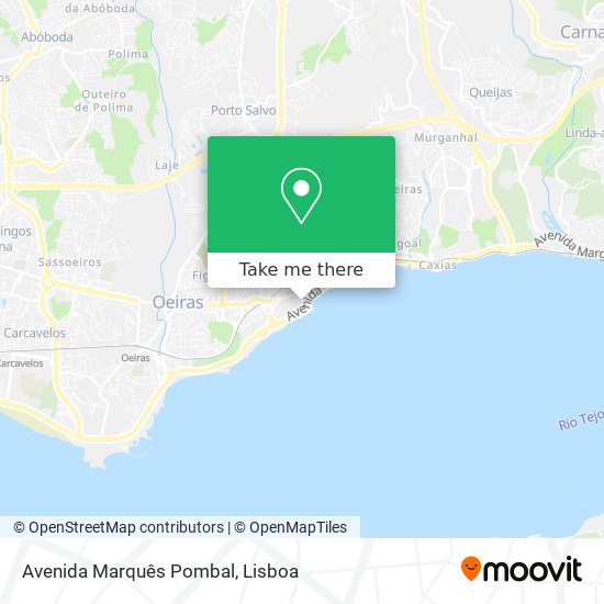 Avenida Marquês Pombal map