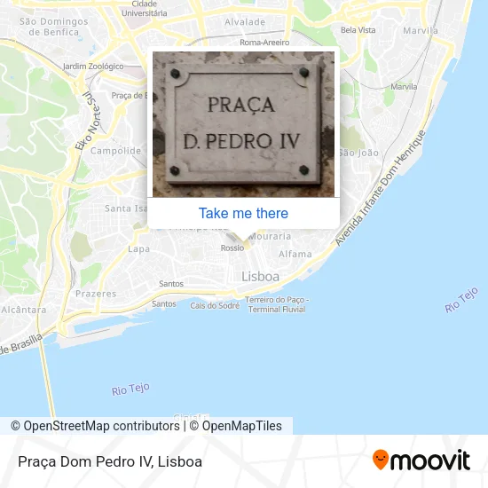 Praça Dom Pedro IV map