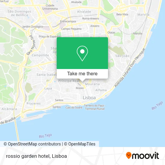 rossio garden hotel map