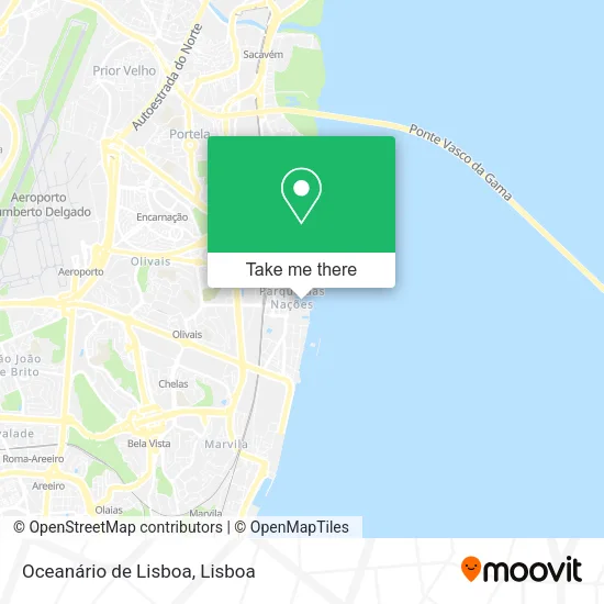 Oceanário de Lisboa map