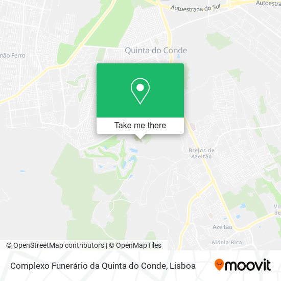 Complexo Funerário da Quinta do Conde map