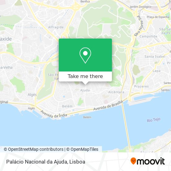 Palácio Nacional da Ajuda map