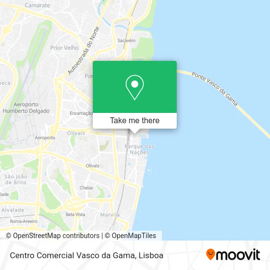 Centro Comercial Vasco da Gama map