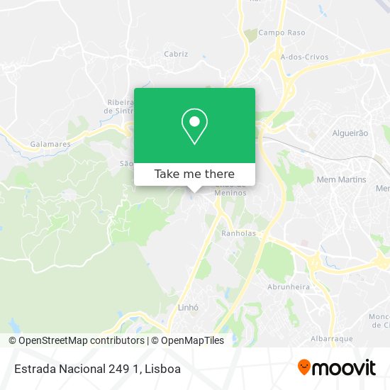 Estrada Nacional 249 1 map