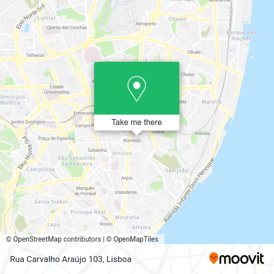 Rua Carvalho Araújo 103 map
