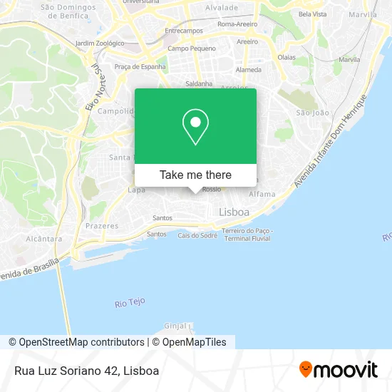 Rua Luz Soriano 42 map